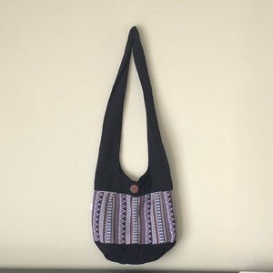 Cute Hippie hobo crossbody bag. Lightweight. NEW!